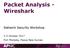 Packet Analysis - Wireshark