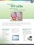 Active Matrix TFT LCDs