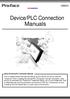 Device/PLC Connection Manuals