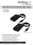 USB to DVI External Dual Monitor Video Adapter USB to VGA External Dual Monitor Video Adapter