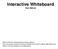 Interactive Whiteboard User Manual