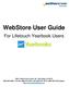 WebStore User Guide. For Lifetouch Yearbook Users