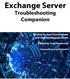 Exchange Server Troubleshooting Companion