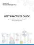 BEST PRACTICES GUIDE. Tips and guidelines to get the most out of RecoveryManager Plus.