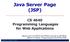 Java Server Page (JSP)