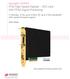 Keysight U5303A PCIe High-Speed Digitizer - ADC card with FPGA Signal Processing