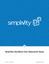 SimpliVity OmniStack Host Deployment Guide