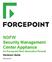 NGFW Security Management Center Appliance. for Forcepoint Next Generation Firewall Hardware Guide. Revision B