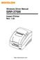 Windows Driver Manual SRP-275III Impact Printer Rev. 1.02
