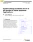 System Design Guideline for 5V 8- bit families in Home Appliance Applications