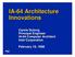 IA-64 Architecture Innovations