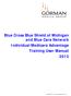 Blue Cross Blue Shield of Michigan and Blue Care Network Individual Medicare Advantage Training User Manual 2013