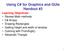 Using C# for Graphics and GUIs Handout #2