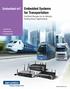 Embedded Systems for Transportation