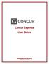 Concur Expense User Guide