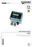 Operating manual DE BA_EN_DE39_LCD Rev. ST4-A 04/17. Digital differential pressure transmitter with colour-change LCD * *