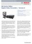 DB Series DiBos Digital Video Recorders - Version 8