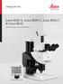 Leica M205 A, Leica M205 C, Leica M165 C & Leica M125. Stereomicroscopes Technical Information
