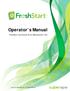 Operator s Manual. FreshStart Automated Drive Replacement Tool by CyberSpa LLC. All rights reserved.
