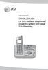 E2913B/E1113B 2.4 GHz cordless telephone/ answering system with caller ID/call waiting