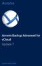 Acronis Backup Advanced for vcloud Update 7