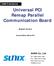 Universal PCI Remap Parallel Communication Board