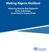 Making Algeria Resilient. Achieving Disaster Risk Reduction in the Arab States: Good Practice Country Brief