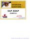 INTERVIEW QUESTIONS SAP ABAP (SAMPLE) May 23,