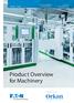 Product Overview for Machinery