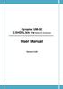 Dynamix UM-SE G.SHDSL.bis EFM Network Extender. User Manual. Version 0.03