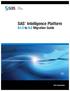 SAS Intelligence Platform to 9.2 Migration Guide