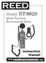 ST Model. Instruction Manual. Multi-Function Environment Meter. reedinstruments. www. com