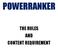 POWERRANKER THE RULES AND CONTENT REQUIREMENT