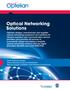 Optical Networking Solutions