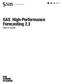 SAS High-Performance Forecasting 2.3