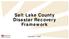 Salt Lake County Disaster Recovery Framework. December 7, 2016