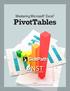 PivotTables. Mastering Microsoft Excel