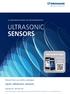 nano ultrasonic sensors Extract from our online catalogue: Current to: