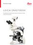 From Eye to Insight. Leica DM2700 M. The reliable and convenient upright materials microscope with bright universal LED illumination.