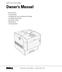 Owner s Manual. Dell Laser Printer 5100cn