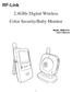 RF-Link 2.4GHz Digital Wireless Color Security/Baby Monitor. Model: ABM-4161 User's Manual