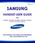 SAMSUNG HANDSET USER GUIDE FOR DS-5007S / DS-5014S / DS-5038S / DS-5014D / DS-5021D ITP-5107 / ITP-5114D / ITP5121D