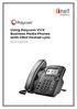 Using Polycom VVX Business Media Phones with iinet Hosted Lync. Feature Profile 84538
