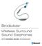 Wireless Surround Sound Earphones WITH REVERSE SOUND TECHNOLOGY