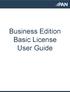 Business Edition Basic License User Guide