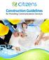 Construction Guidelines. for Providing Communications Services