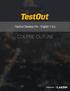 TestOut Desktop Pro - English 1.0.x COURSE OUTLINE