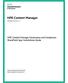 HPE Content Manager. Software Version: 9.2. HPE Content Manager Governance and Compliance SharePoint App: Installations Guide