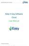 Keep It Easy Software Cloud User Manual