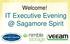 Welcome! IT Executive Sagamore Spirit